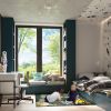 Lustre Acier Blanc E27 8 Vector