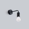 Applique Acier Noir E27 1 Norah