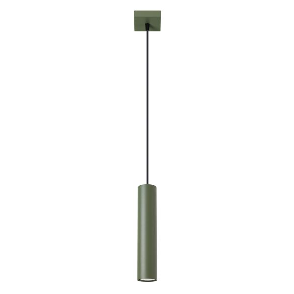 Suspension Acier Vert Olive GU10 1 Lagos