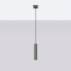 Suspension Acier Vert Olive GU10 1 Lagos