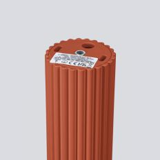 Plafonnier en aluminium cannelé 40 cm blanc - Karbon