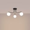 Lustre Acier Noir/Blanc G9 3 Astral