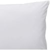 Lot 2 Protèges oreiller 50x70 cm Polyester Quilte Blanc
