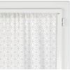 Lot de 2 voilages 45x90 cm Coton Blanc