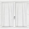 Lot de 2 voilages 70x190 cm Coton Blanc