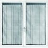 Lot de 2 voilages 70x190 cm Polyester Gris