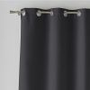 Rideau doublure thermique 135x260 cm Polyester Ombre