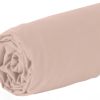 Drap housse 140x190 cm Bambou Métis Rose