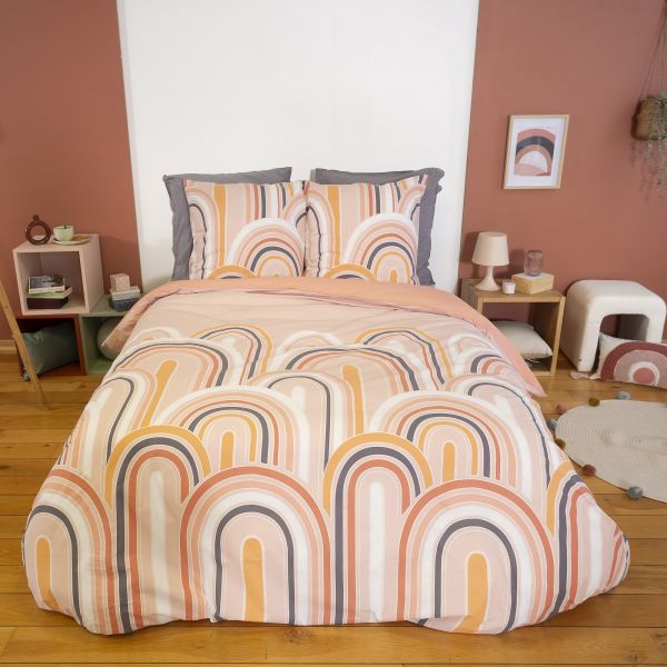 Parure de lit enfant 140x200 cm Coton Bci Love