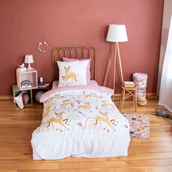 Parure de lit enfant 140x200 cm Microfibre Bambina