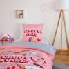 Parure de lit enfant 140x200 cm Microfibre Groovy Vibes