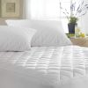 Protège matelas 140x190 cm Polyester Matelasse – Respirant Blanc