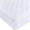 Protège matelas 180x200 cm Polyester Matelasse – Respirant Blanc