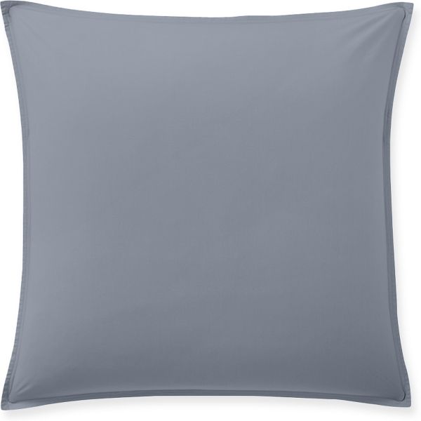 Taie d'oreiller 65x65 cm Percale de Coton Lavé Bleu Forever