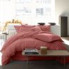 Taie d'oreiller 50x70 cm Percale de Coton Lavé Vieux Rose