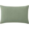 Taie d'oreiller 50x70 cm Gaze de Coton Lavé Vert Givrée
