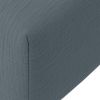 Drap housse 140x190 cm Gaze de Coton Lavé Bleu Pétrole