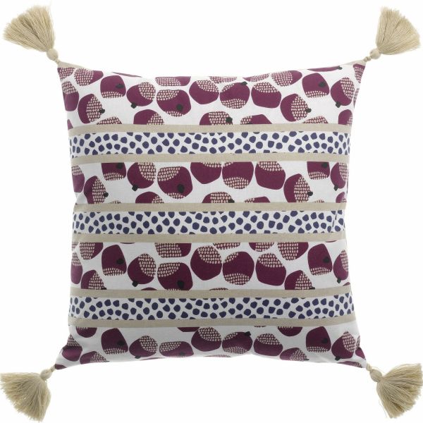 Coussin déco Réversible 40x40 cm Coton Évana
