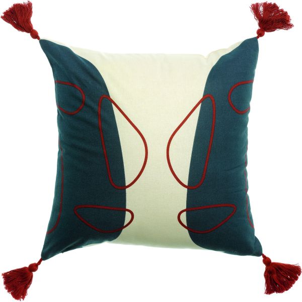 Coussin déco 40x40 cm Coton Kaïma