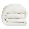 Housse de couette 240x260 cm Gaze de Coton Lavé Blanc Pur