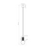 Suspension Aluminium Blanc G9 1 Halo