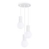 Suspension Aluminium Blanc G9 3 Halo