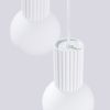 Suspension Aluminium Blanc G9 3 Halo