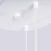Suspension Aluminium Blanc G9 3 Halo
