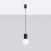 Suspension Aluminium Noir G9 1 Halo
