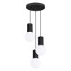 Suspension Aluminium Noir G9 3 Halo
