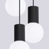 Suspension Aluminium Noir G9 3 Halo