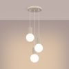 Suspension Aluminium Beige G9 3 Halo