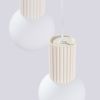 Suspension Aluminium Beige G9 3 Halo