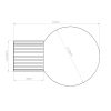 Applique Aluminium Vert Olive G9 1 Halo