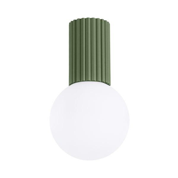 Plafonnier Aluminium Vert Olive G9 1 Halo