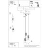 Suspension Aluminium Vert Olive G9 3 Halo