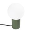 Lampe à poser Aluminium Vert Olive G9 1 Halo
