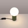 Lampe à poser Aluminium Vert Olive G9 1 Halo