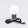 Lampe à poser Aluminium Vert Olive G9 1 Halo