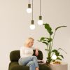 Lampe à poser Aluminium Vert Olive G9 1 Halo