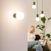 Lampe à poser Aluminium Vert Olive G9 1 Halo