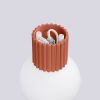 Applique Aluminium Ocre Rouge G9 1 Halo