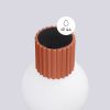 Applique Aluminium Ocre Rouge G9 1 Halo