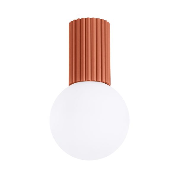 Plafonnier Aluminium Ocre Rouge G9 1 Halo