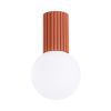 Plafonnier Aluminium Ocre Rouge G9 1 Halo
