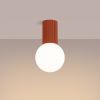 Plafonnier Aluminium Ocre Rouge G9 1 Halo
