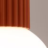 Plafonnier Aluminium Ocre Rouge G9 1 Halo