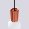 Suspension Aluminium Ocre Rouge G9 1 Halo