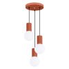 Suspension Aluminium Ocre Rouge G9 3 Halo