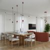 Suspension Aluminium Ocre Rouge G9 3 Halo